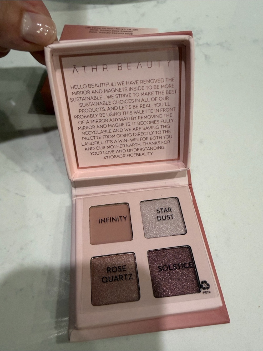 Rose Quartz Eyeshadow Quad - Pink Palette